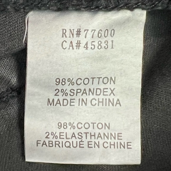 Free People x Sandrine Rose Woman’s Sz 28 Super Flare Jeans Charbon Gray New - Picture 15 of 16